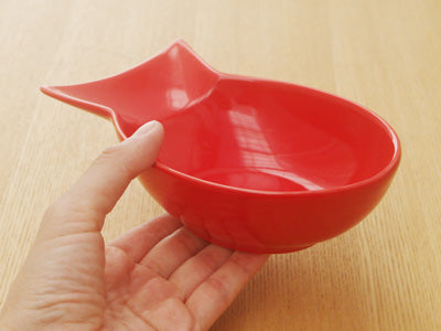 Vivid Fish Shaped Bowl Set of 4 - Red – Zen Table Japan